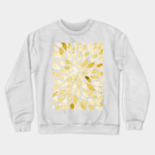 Watercolor brush strokes - yellow Crewneck Sweatshirt